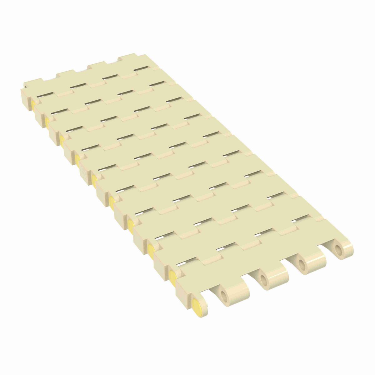 Rexnord 5935 Straight Running Solid Top, Material: Beige High Temperature, Width: 3in, Pitch: 0.75in - 10468046