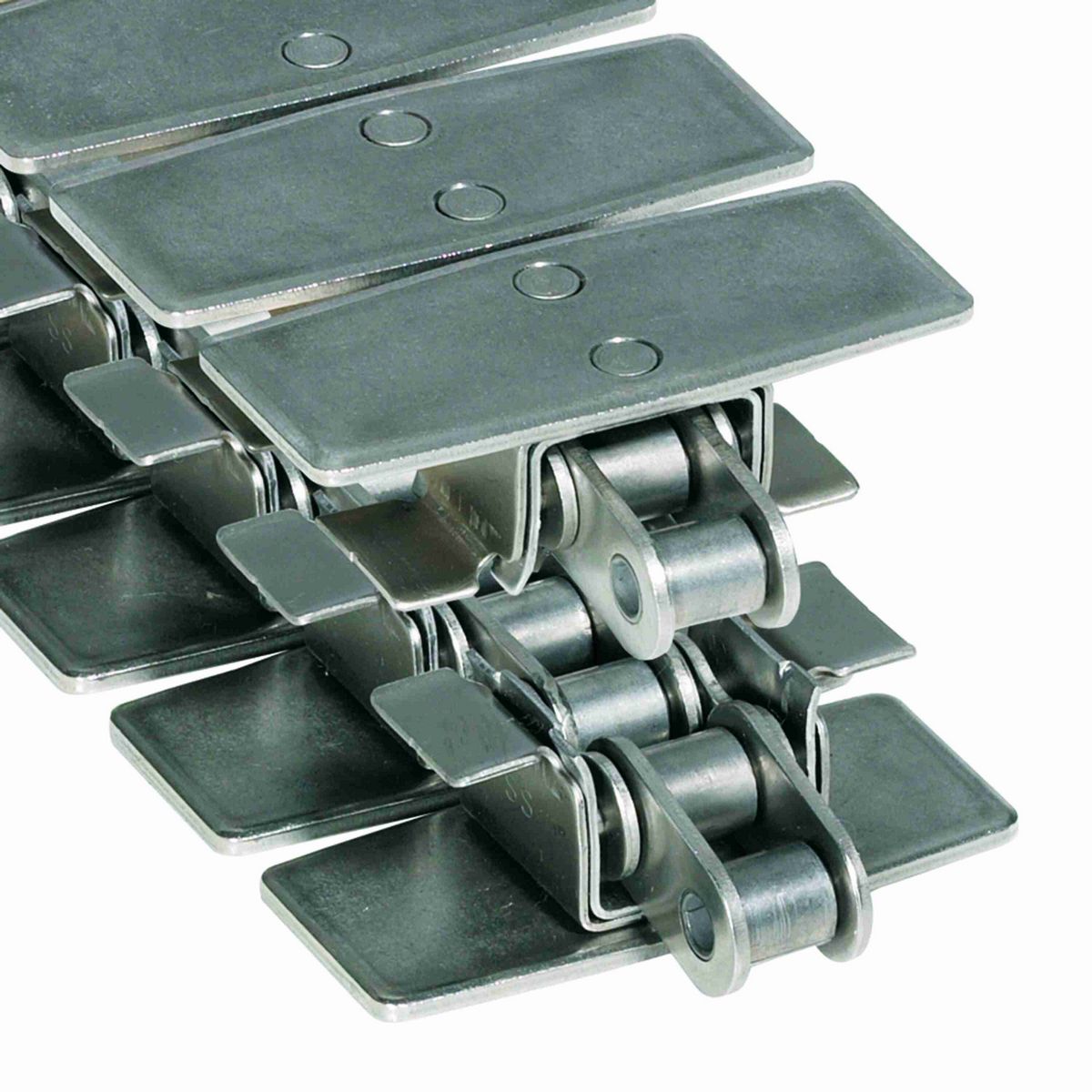 Rexnord 1874TAB Side-flexing Solid Top, Material: Stainless Steel, Width: 7.5in, Pitch: 1.5in - 1874SSK7-1/2