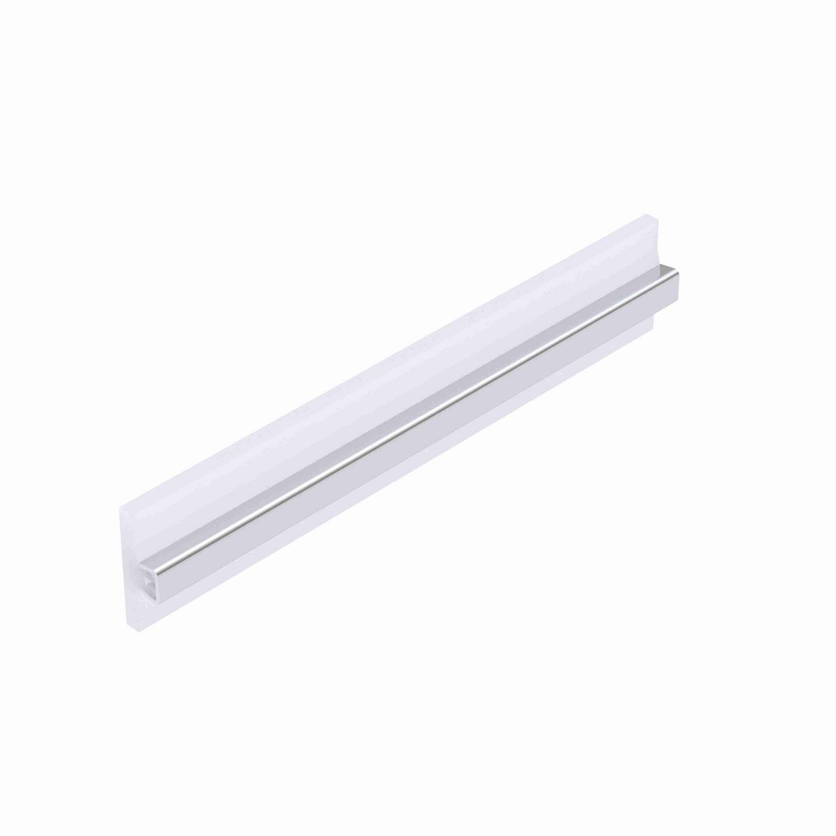 System Plast Tee Guide Rail: 2.25"W X 0.83"H X 72"L White UHMW-PE - VG-SST-2.25-6