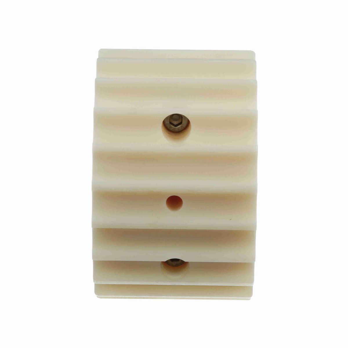 System Plast 800 Series Split Machined Sprocket with 21 Teeth, a 1-1/4in Round Shaft-Ready Bore and Setscrew - 800-21R1-DMS-SS