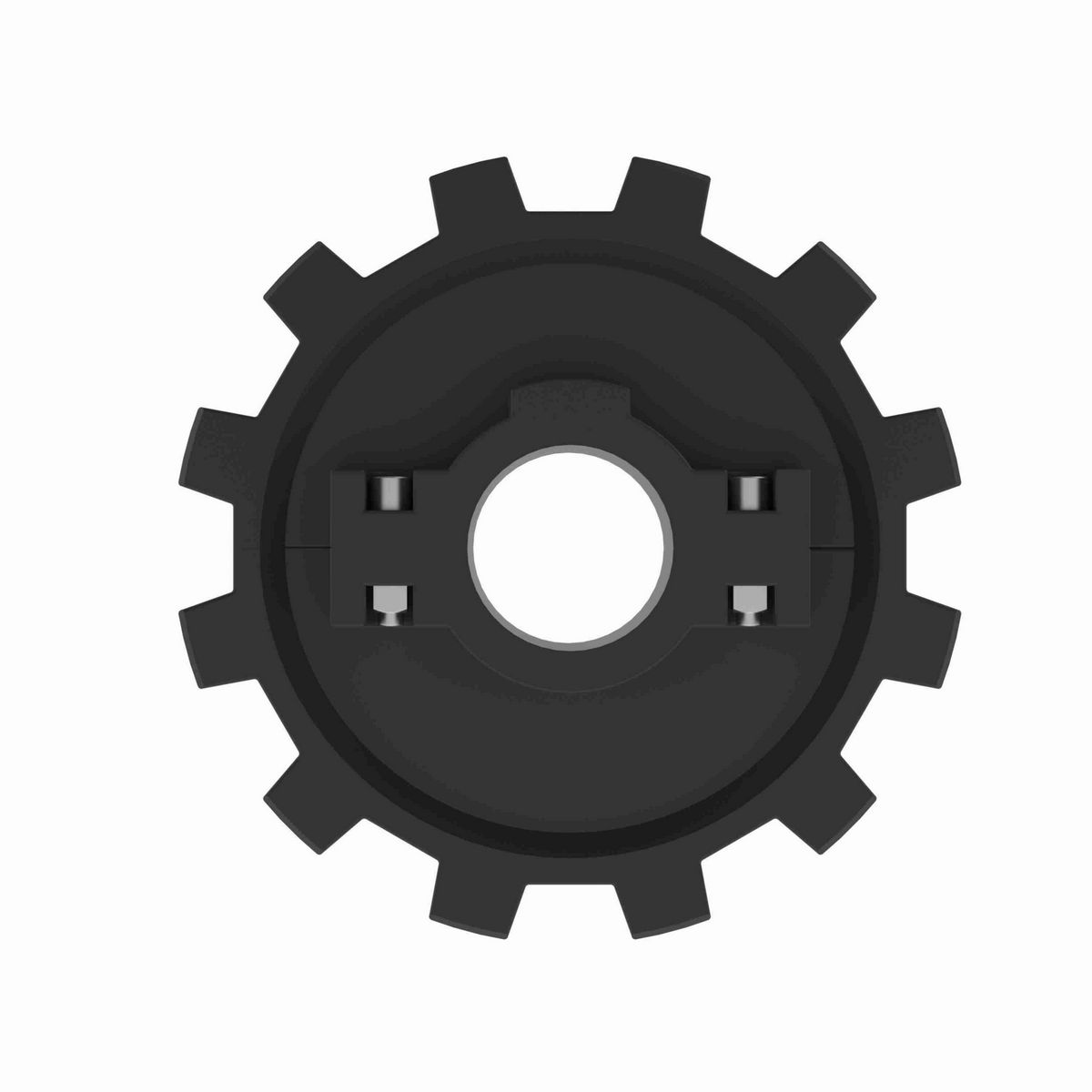 Rexnord 882 Series Split Molded Nylon Sprocket with 12 Teeth and 1-7/16in Round Idler Bore - 614-29-9