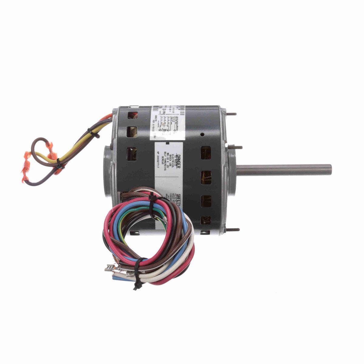 Genteq Fan and Blower Motor, 1/3 HP, 1 Ph, 60/50 Hz, 115 V, 1625 RPM, 3 Speed, 48 Frame, OPAO - 3994