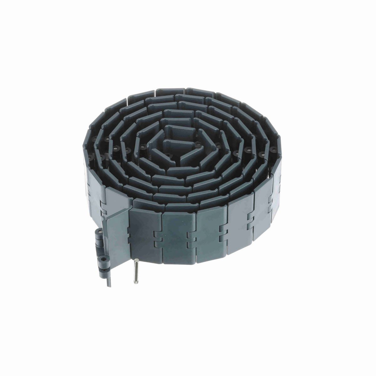 System Plast 831 Straight Running Solid Top, Material: NG evo (Gray Blue), Width: 4.5in, Pitch: 1.5in - NGE831-K450