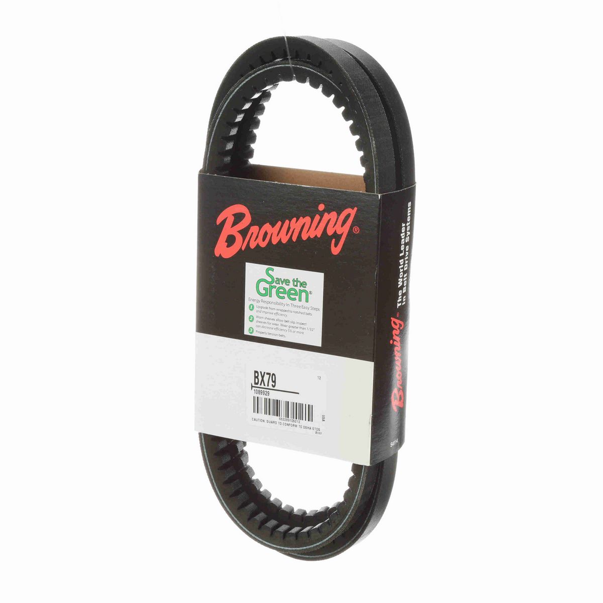 Browning EPDM Notched Belt 98% Efficient - BX79