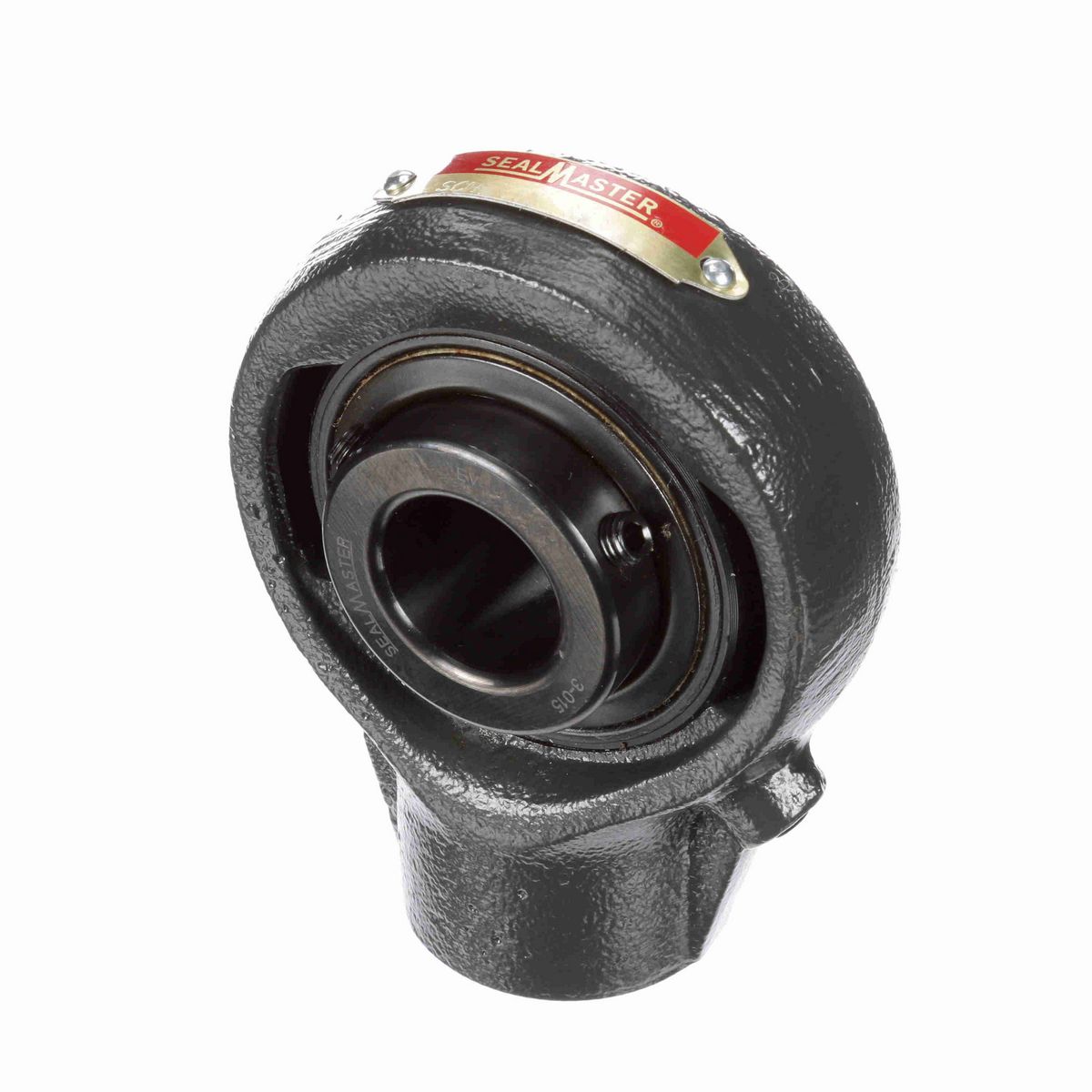 Sealmaster Mounted Cast Iron Hanger Unit Ball Bearing - 52100 Bearing Steel, Black Oxided - Setscrew Lock - SCHB-23C