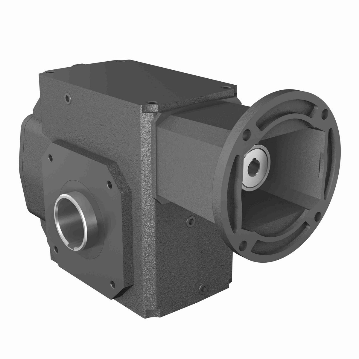 Hub City HERA Gear Reducer HERA Cast Iron Helical-Hypoid Reducer - HERA55PS 58.92 143TC 1.938