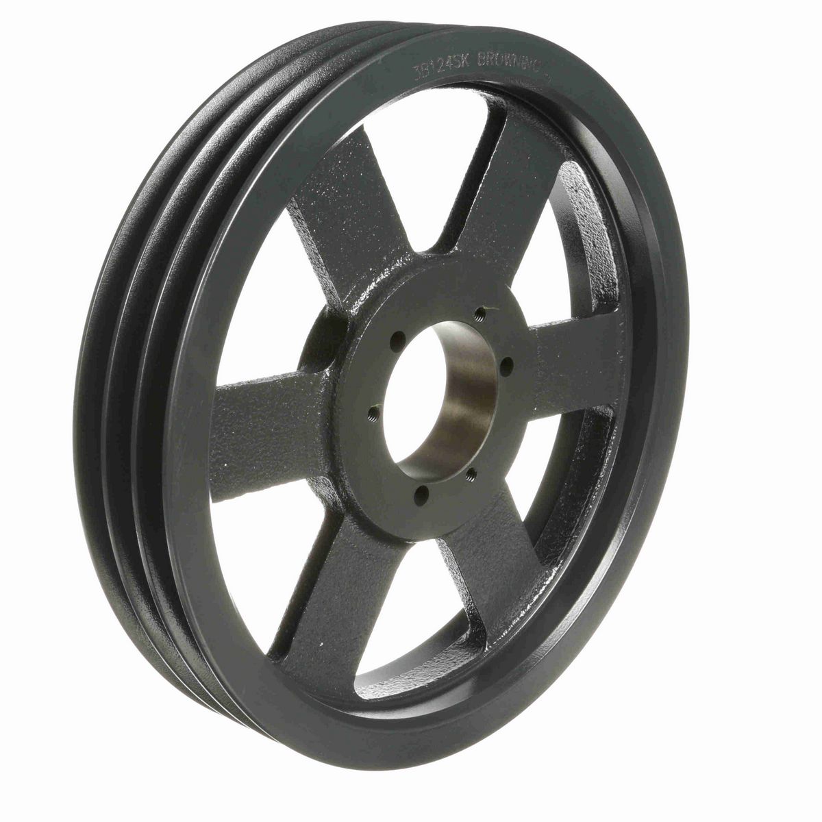 Browning 3 Groove Cast Iron Bushed Bore Multiple Sheave - 3B124SK