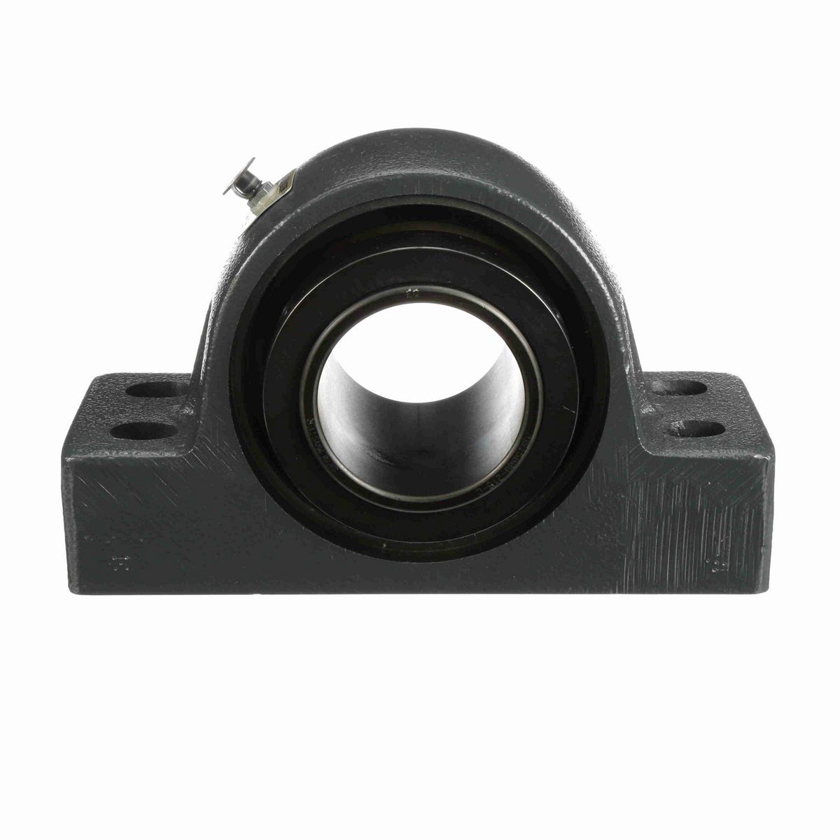 Sealmaster Mounted Cast Iron Four Bolt Pillow Block Spherical Roller - 52100 Bearing Steel, Black Oxided - Collar Mount Lock - USRBF5000-215-C