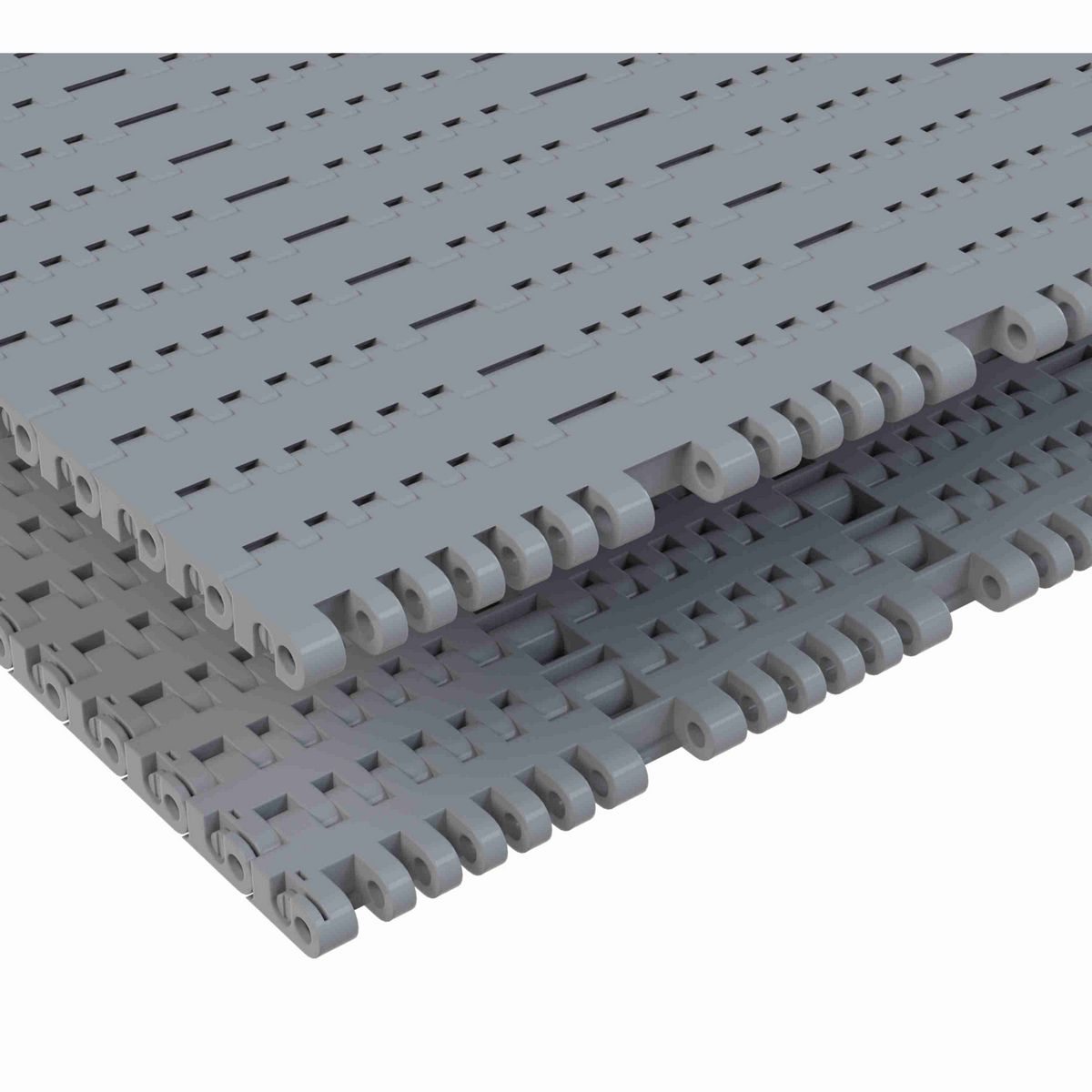 Rexnord 7705 Straight Running Solid Top, Material: Silver Platinum Series™ X, Width: 15in, Pitch: 1in - 10286167