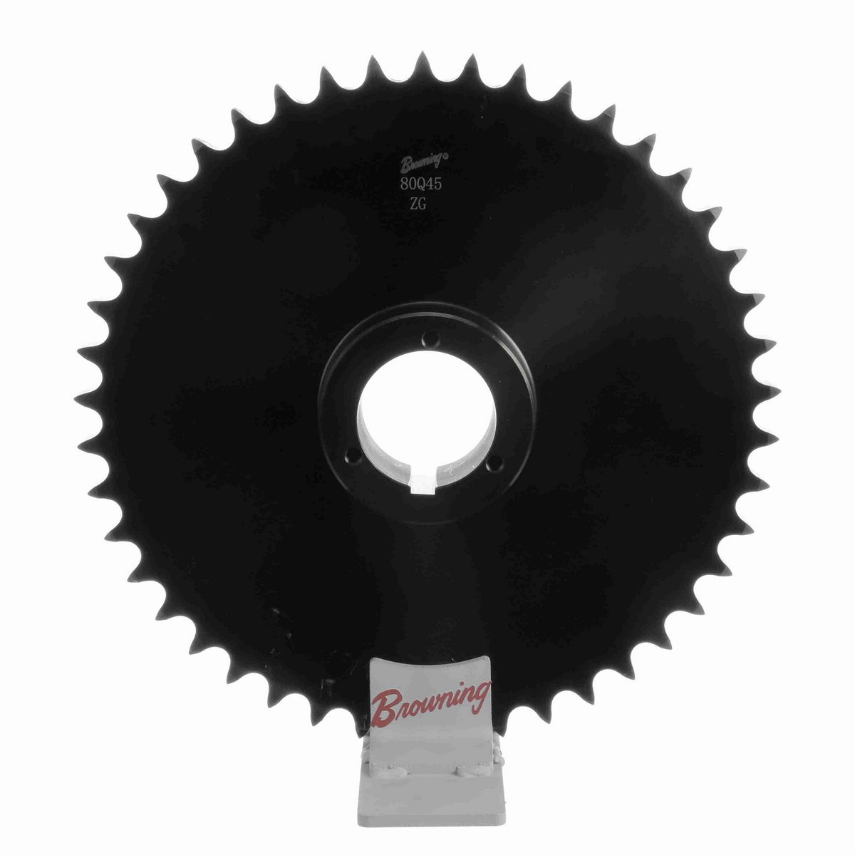Browning Steel Bushed Bore Roller Chain Sprocket - 80Q45