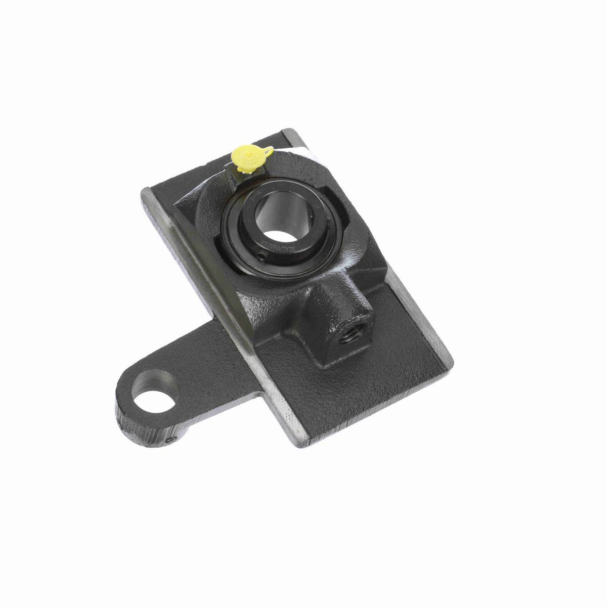 Sealmaster Mounted Cast Iron Wide Slot Take Up Ball Bearing - 52100 Bearing Steel, Black Oxided - Double Collar Mount Lock - S-361-MR20