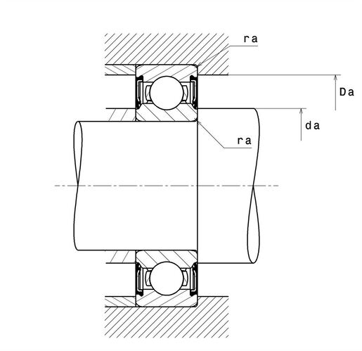 Однорядный шарикоподшипник NTN F-WA673SSA/1K