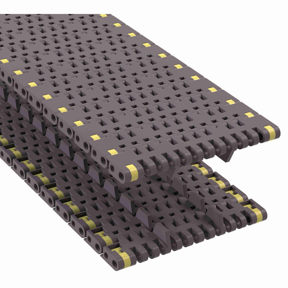 Rexnord 8506 Straight Running Flush Grid, Material: Brown High Performance, Width: 4.5in, Pitch: 0.75in - 81418171