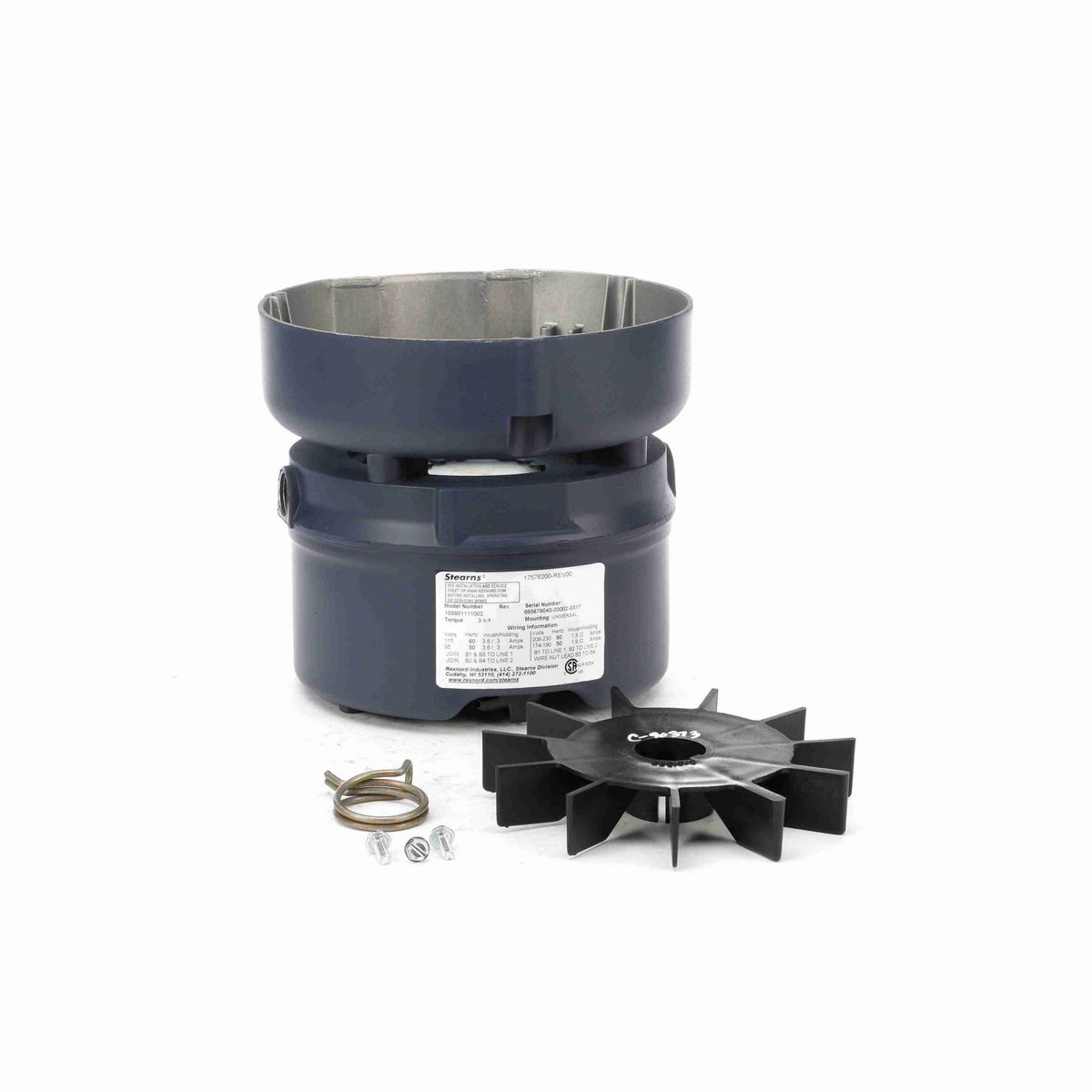 LEESON BRAKEKIT 3 FT-LB.56/140T.NEMA2.115-208/230V.1 PH.NEW STYLE - 175762.00