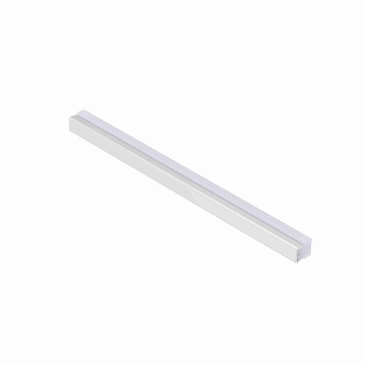 System Plast Tee Guide Rail: 0.75"W X 0.83"H X 144"L White UHMW-PE - VG-SST-.75-12
