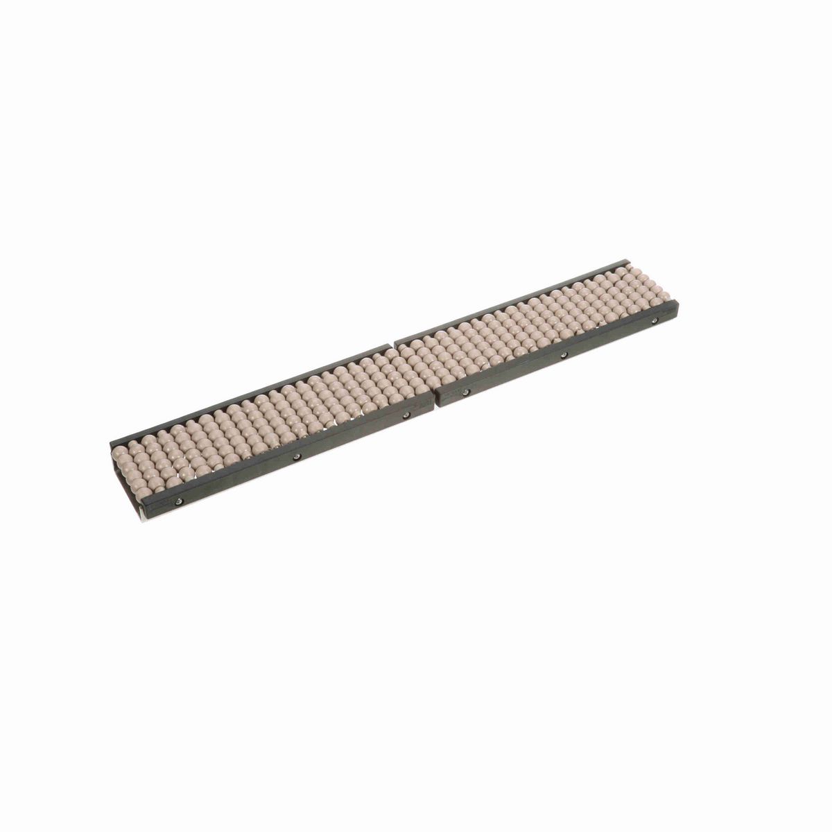 System Plast Beadwall: 1.4"W X 3.66"H X 24"L Beige Stainless Steel - VG-684-SS-3-02