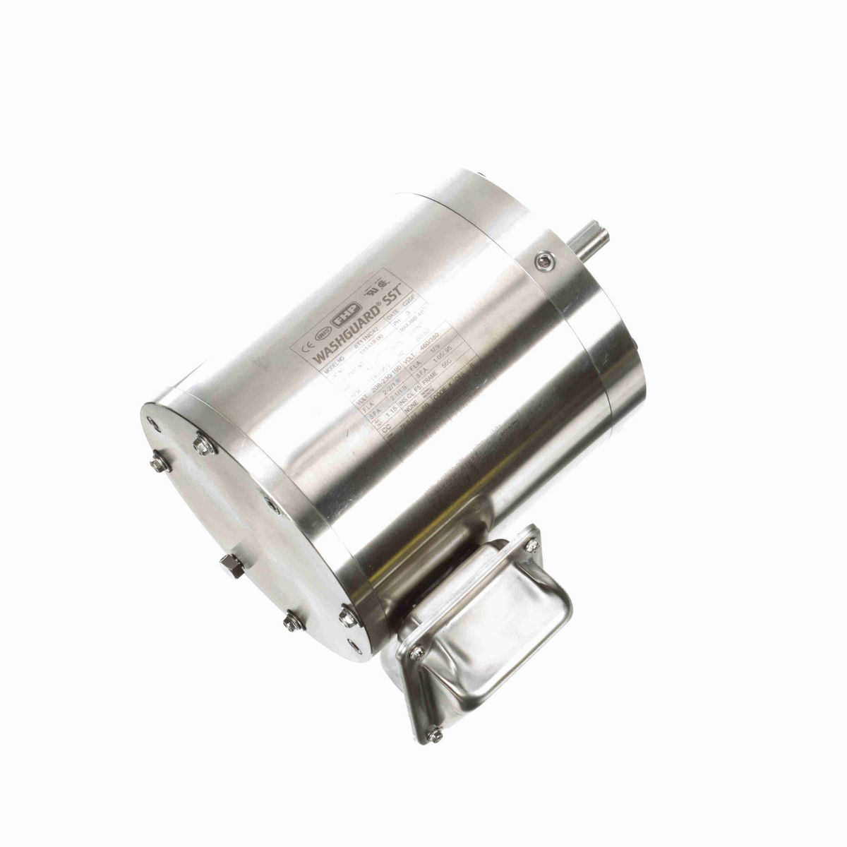 LEESON SST Duck™ General Purpose Motor, 0.50 & 0.33 HP, 3 Ph, 60 & 50 Hz, 230/460 & 190/380 V, 1200 & 1000 RPM, 56C Frame, TENV - 191419.00