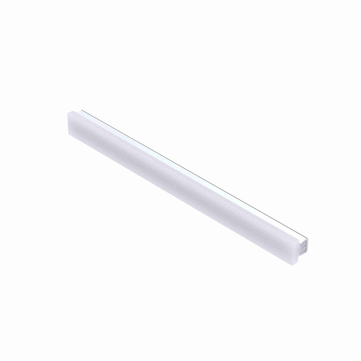 System Plast Tee Guide Rail: 1"W X 0.83"H X 144"L White UHMW-PE - VG-SST-1.00-12