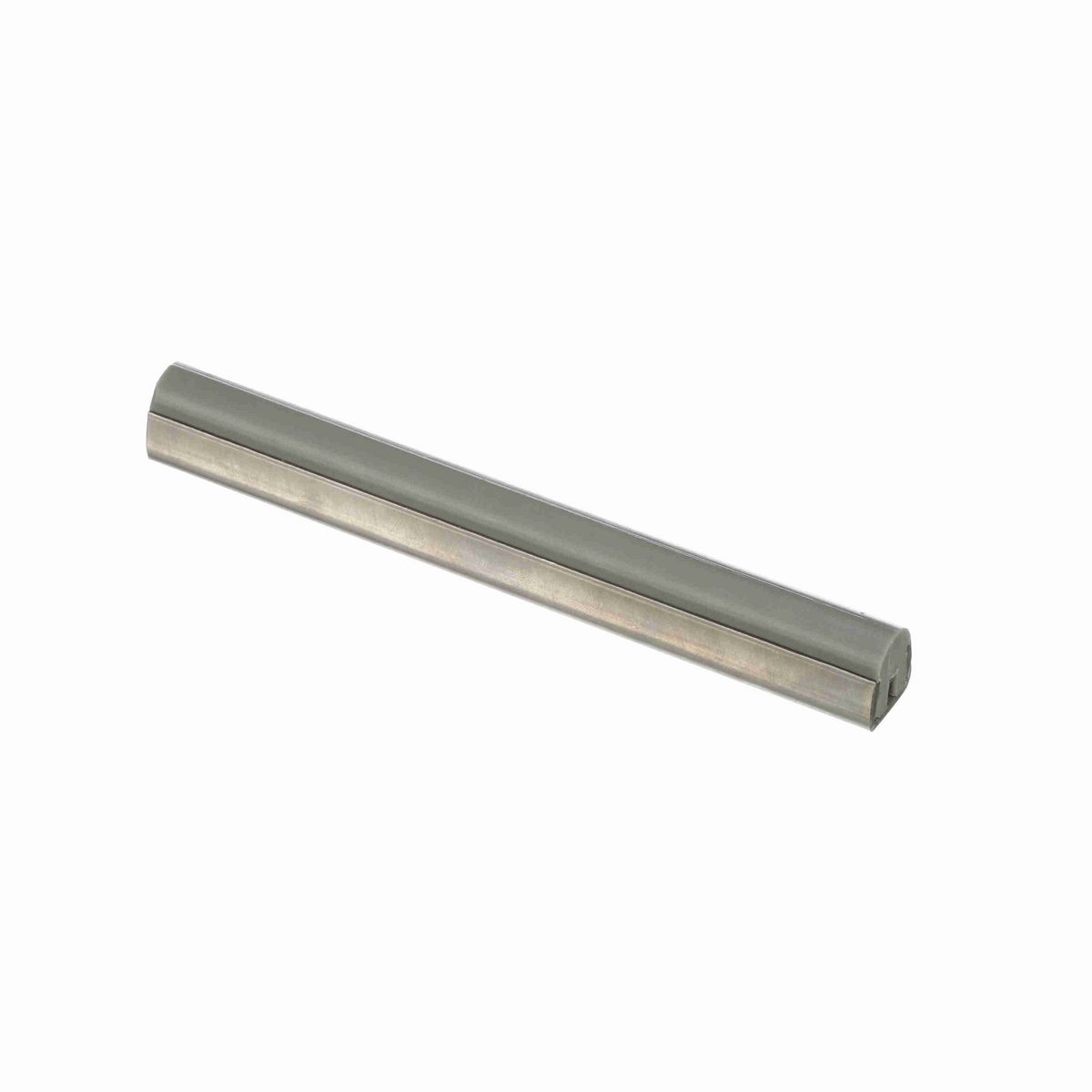 System Plast Round Rail Guide: 0.67"W X 0.67"H X 120"L Grey Nolu-S - VG-SSR-NS-10