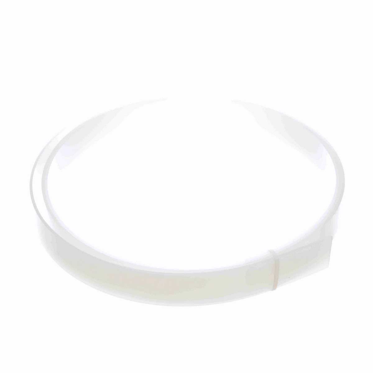 System Plast Rectangular Wear Strip: 0.13"W X 1.5"H X 120"L White UHMW-PE - HS-0224-10
