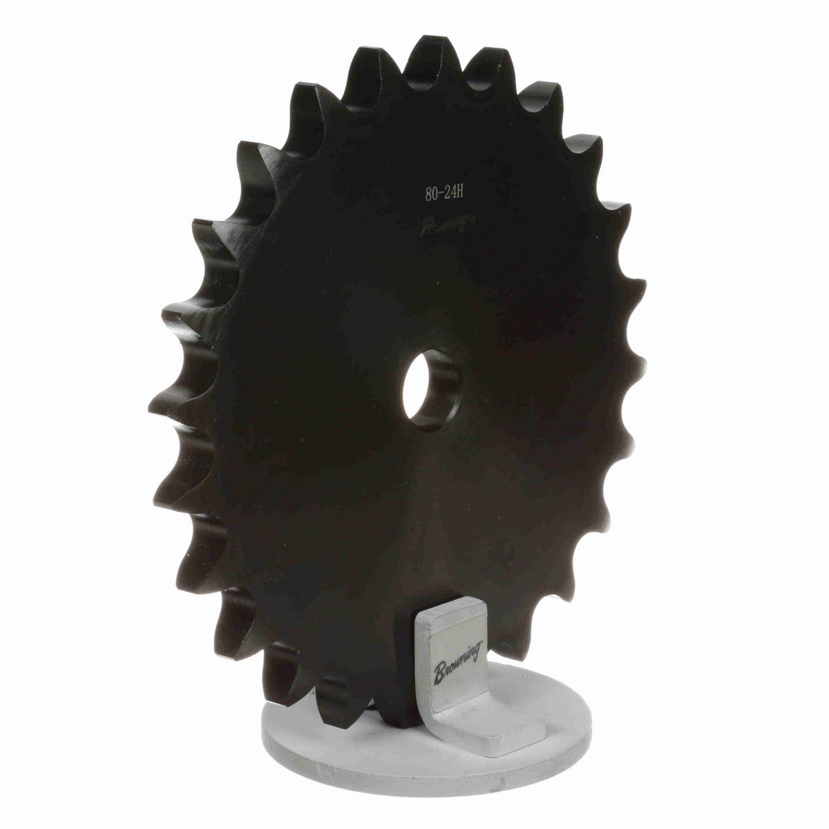 Browning Steel Minimum Plain Bore Roller Chain Sprocket - 80A24