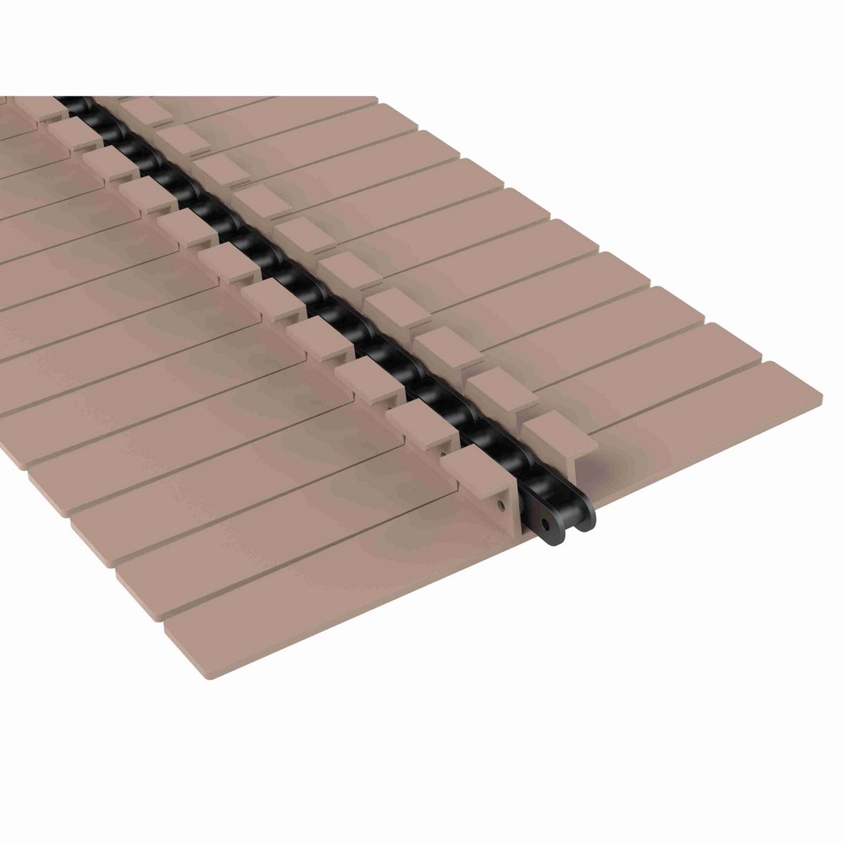 Rexnord 1873TAB SuperGrip™ Side-flexing SuperGrip™, Material: Tan Low Friction, Width: 12in, Pitch: 1.5in - 81426146