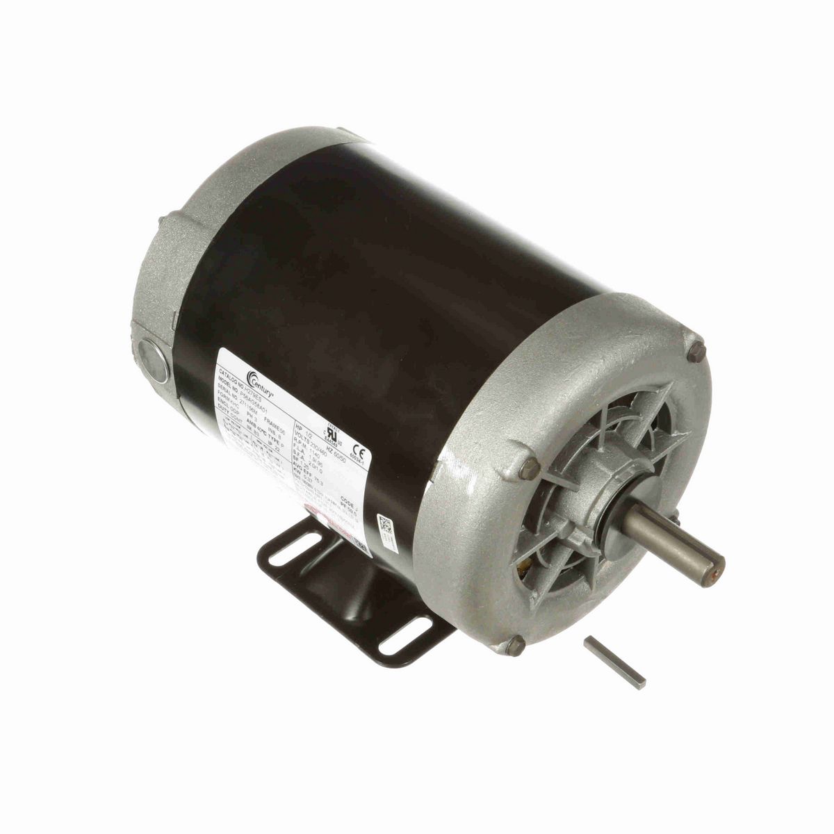 Century General Purpose Motor, .50 HP, 3 Ph, 60 Hz, 230/460 V, 1200 RPM, 56 Frame, ODP - H279ES