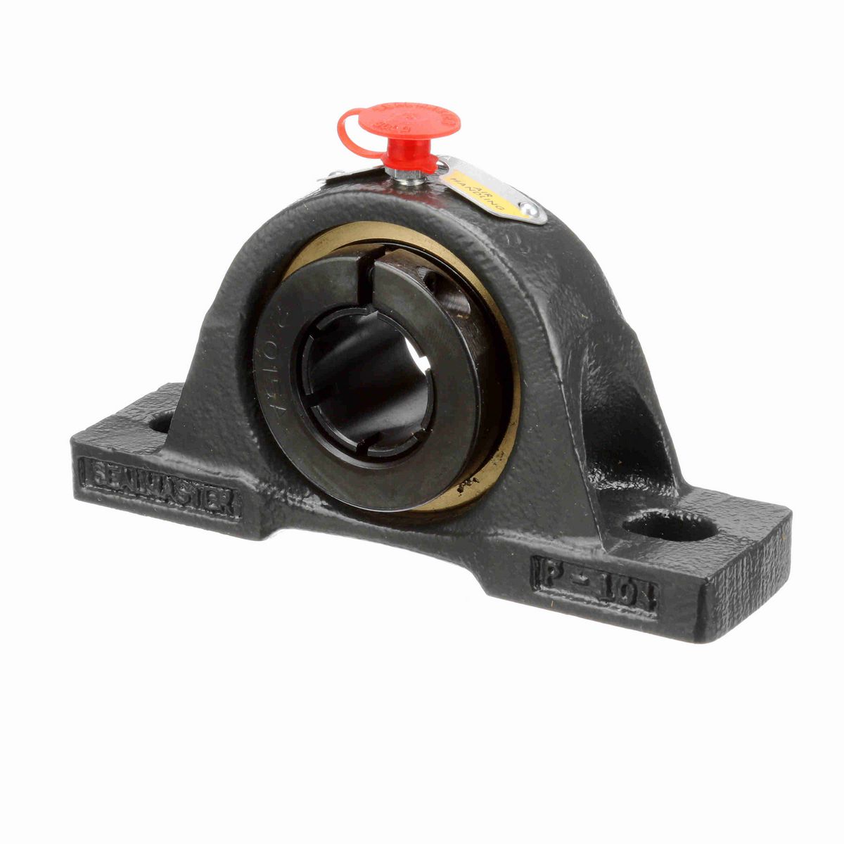 Sealmaster Mounted Cast Iron Two Bolt Pillow Block Ball Bearing - 52100 Bearing Steel, Black Oxided - Concentric Lock - Extra Low Drag - ENP-16T XLO