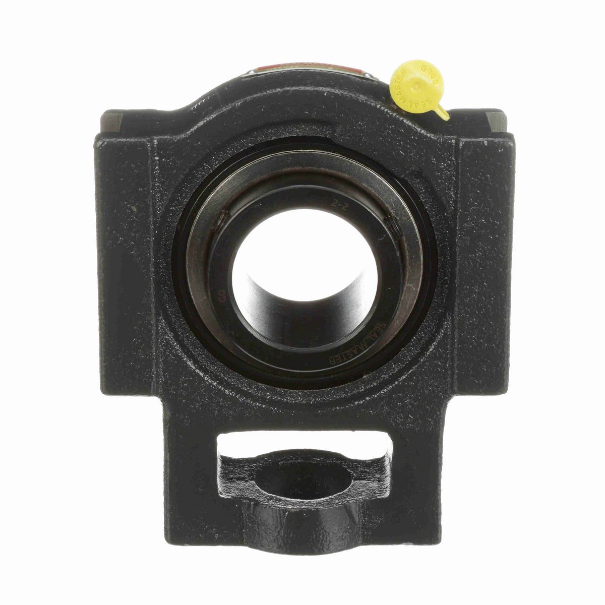 Sealmaster Mounted Cast Iron Wide Slot Take Up Ball Bearing - 52100 Bearing Steel, Black Oxided - Setscrew Lock - MST-32