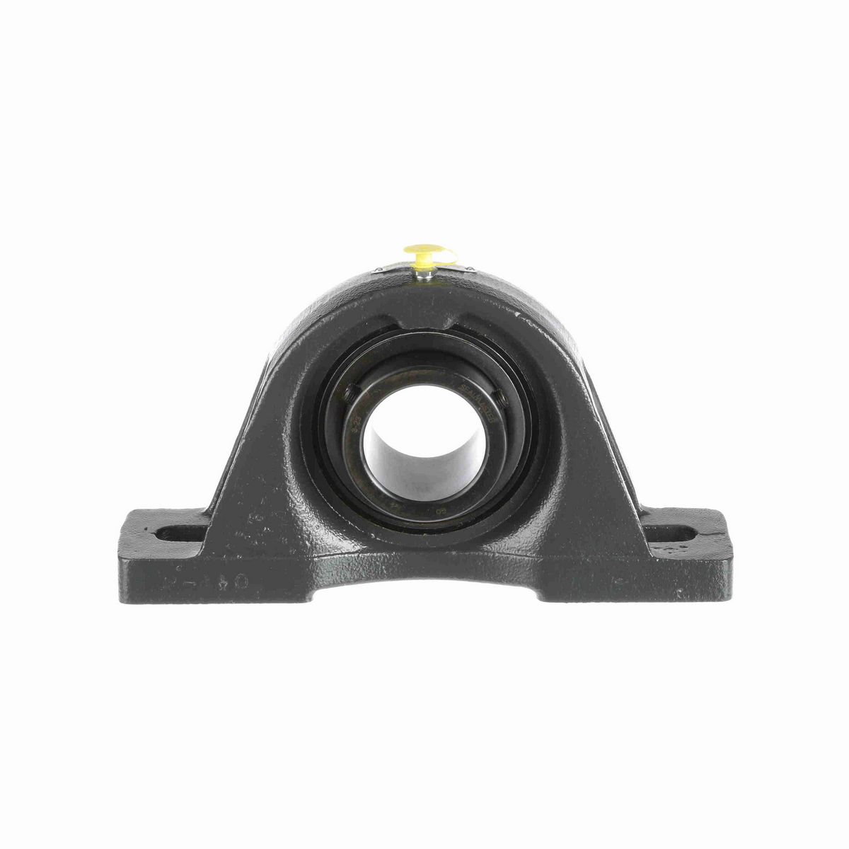 Sealmaster Mounted Cast Iron Two Bolt Pillow Block Ball Bearing - 52100 Bearing Steel, Black Oxided - Setscrew Lock - Air Handling Housing Fit, Noise Tested - SPM-35 CXU