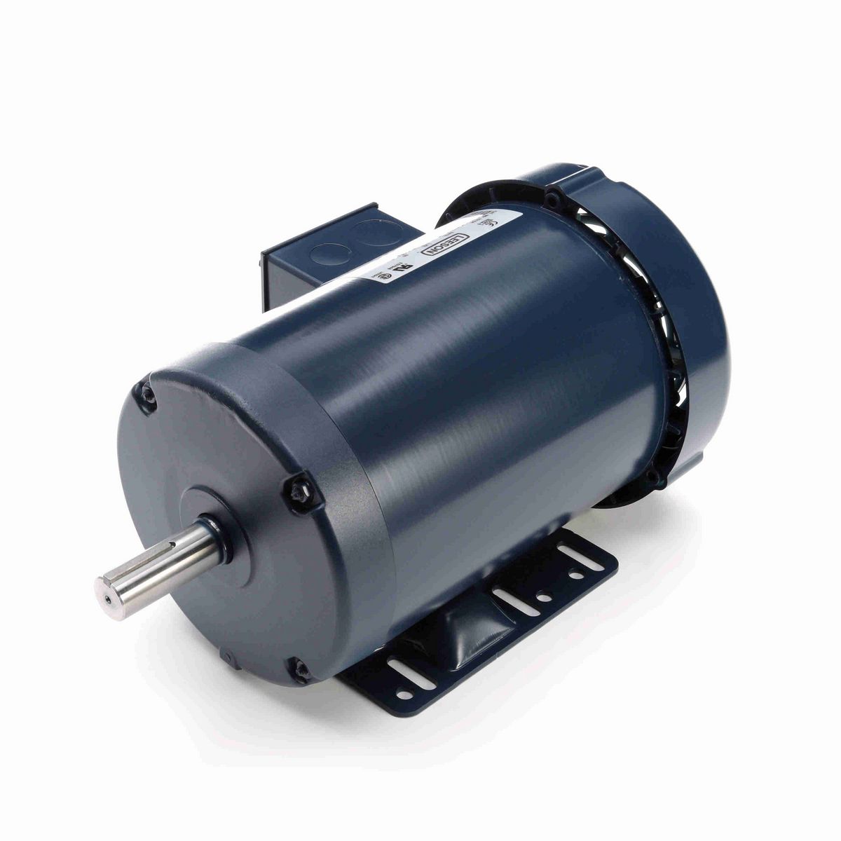 LEESON General Purpose Motor, 1.50 HP, 3 Ph, 60 Hz, 200 V, 1800 RPM, 145T Frame, TEFC - E2154