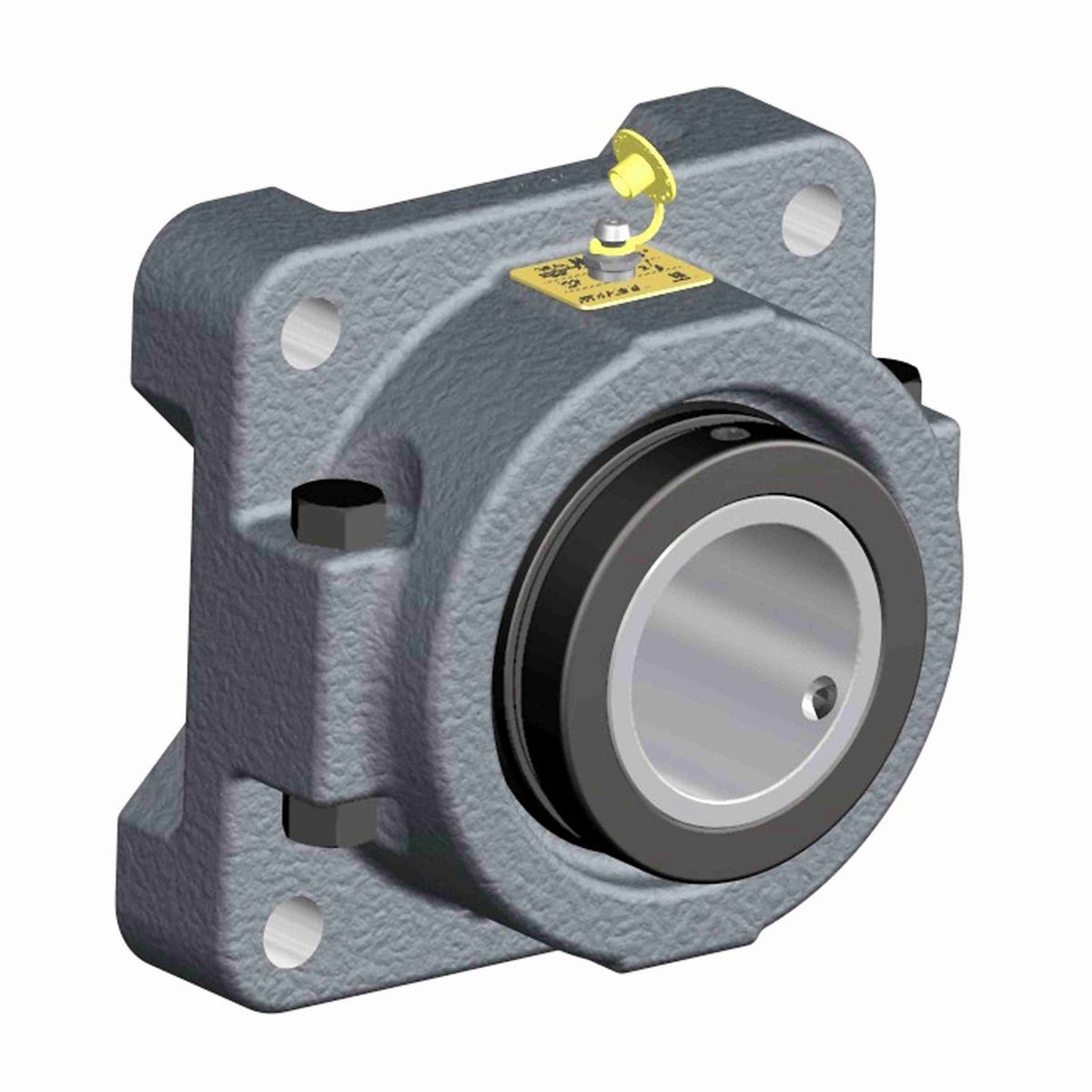 Sealmaster Mounted Cast Iron Four Bolt Flange Tapered Roller - 52100 Bearing Steel - Collar Mount Lock - RFBA 300C