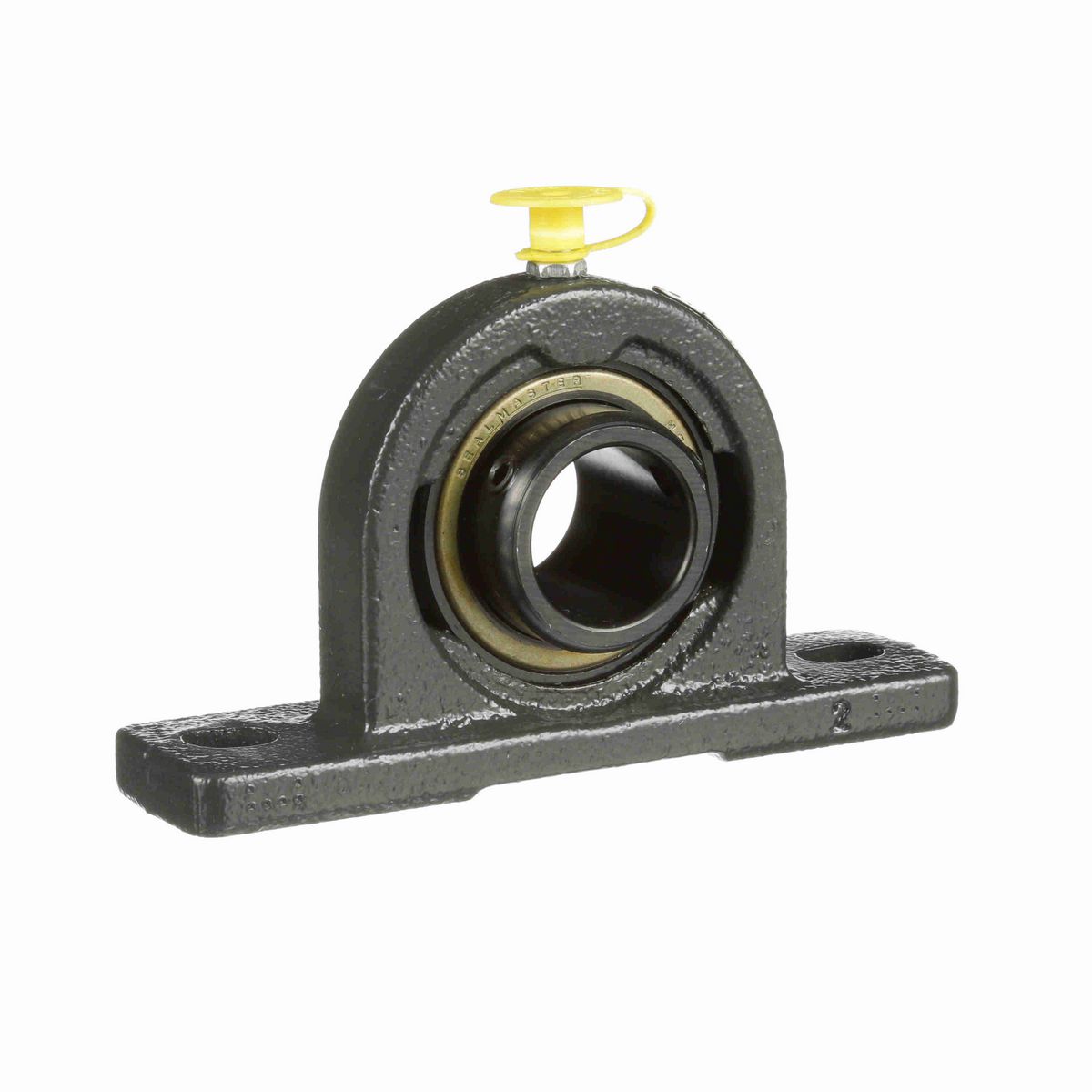 Sealmaster Mounted Cast Iron Two Bolt Pillow Block Ball Bearing - 52100 Bearing Steel, Black Oxided - Lock - S-2116-M16
