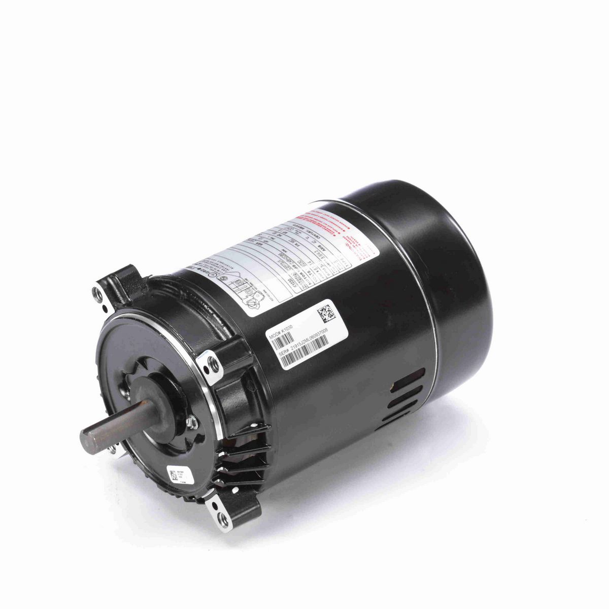 Century Jet Pump Motor, 1/3 HP, 1 Ph, 60 Hz, 230/115 V, 3600 RPM, 56C Frame, ODP - K1030