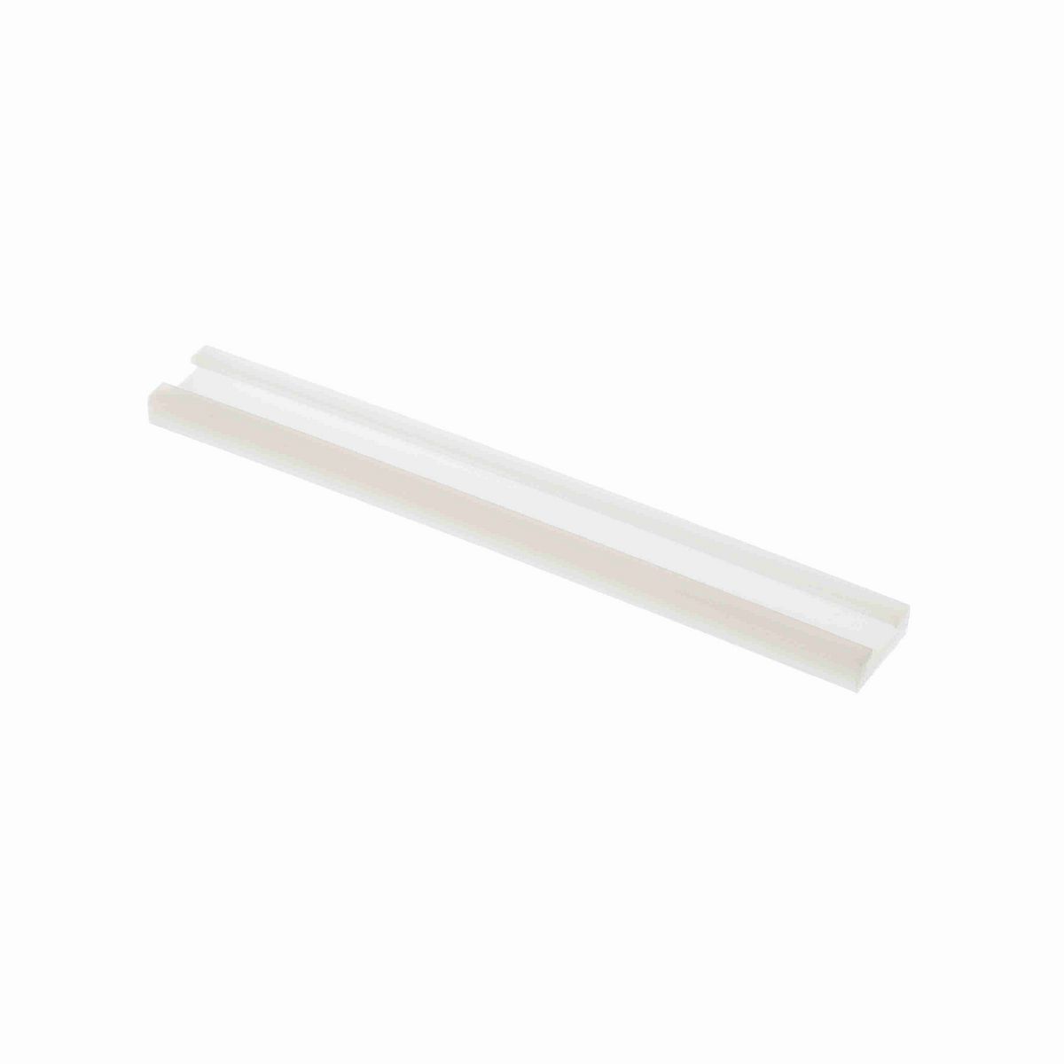 System Plast Combination Group B (Cover): 0.81"W X 0.25"H X 1200"L White UHMW-PE - VG-P813F-100