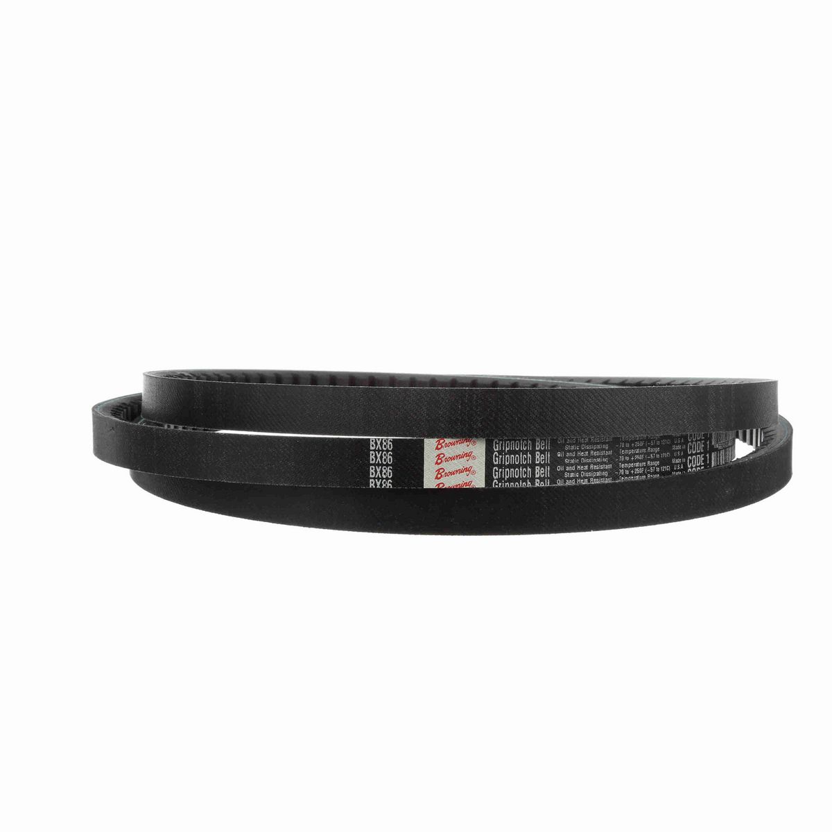 Browning EPDM Notched Belt 98% Efficient - BX86