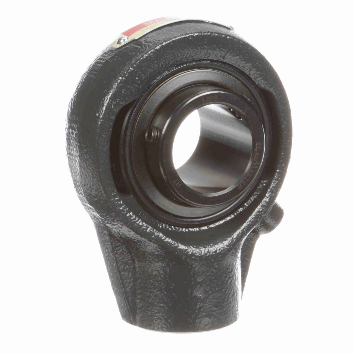Sealmaster Mounted Cast Iron Hanger Unit Ball Bearing - 52100 Bearing Steel, Black Oxided - Setscrew Lock - SCHB-206