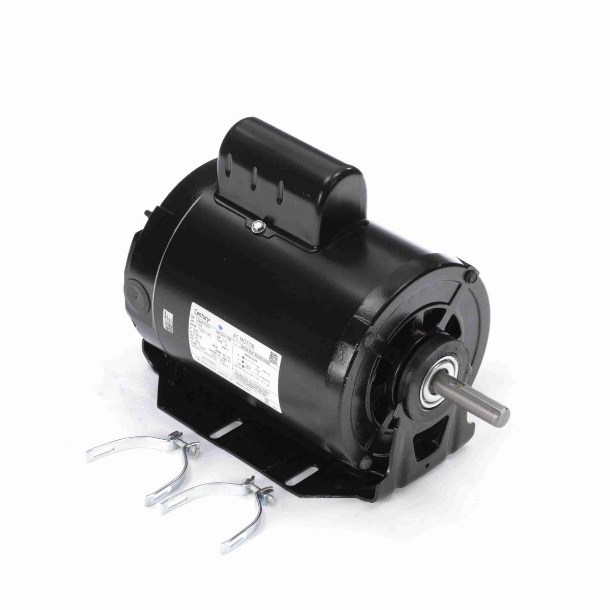 Century Refrigeration Motor, 1-1/3 HP, 1 Ph, 60 Hz, 230 V, 1800 RPM, 56Z Frame, ODP - SV2104HL