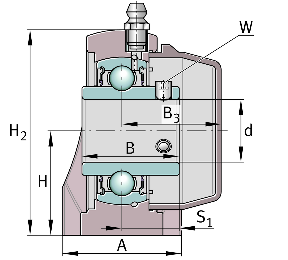 Узел стационарного корпуса RASEY20-TV-VA-FD