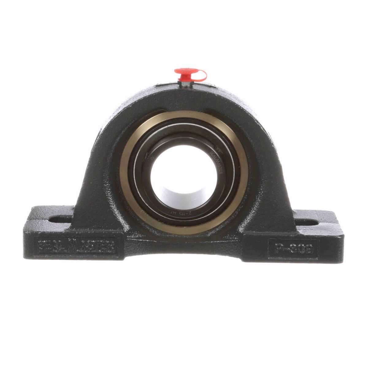 Sealmaster Mounted Cast Iron Two Bolt Pillow Block Ball Bearing - 52100 Bearing Steel, Black Oxided - Setscrew Lock - High Temperature - EMP-31 HT