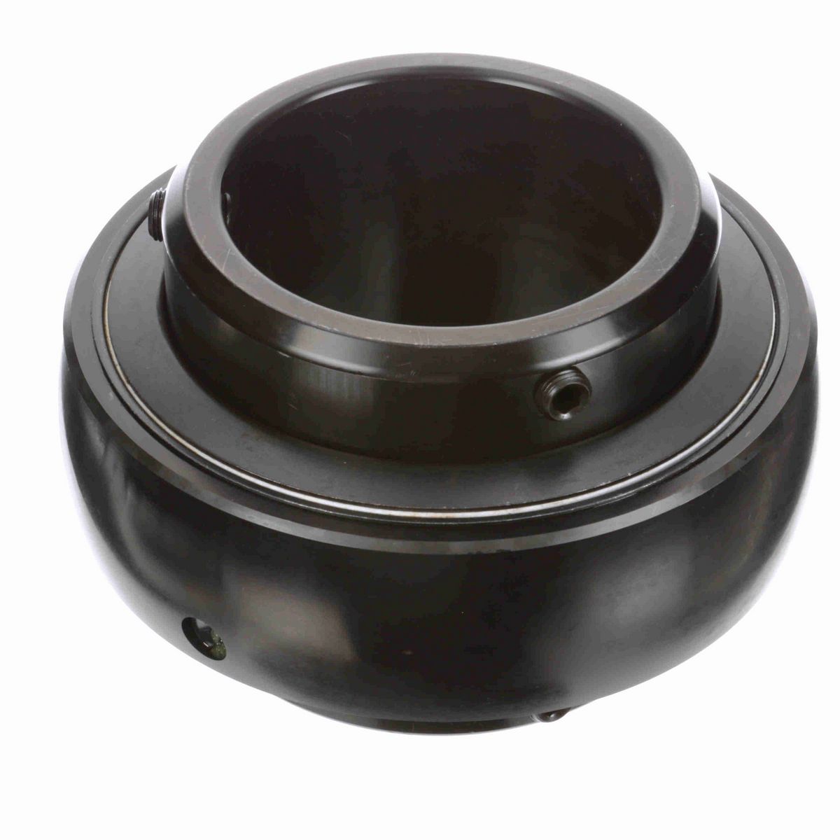 Sealmaster Mounted Insert Only Ball Bearing - 52100 Bearing Steel, Black Oxided - Double Setscrew Lock - 3-415D