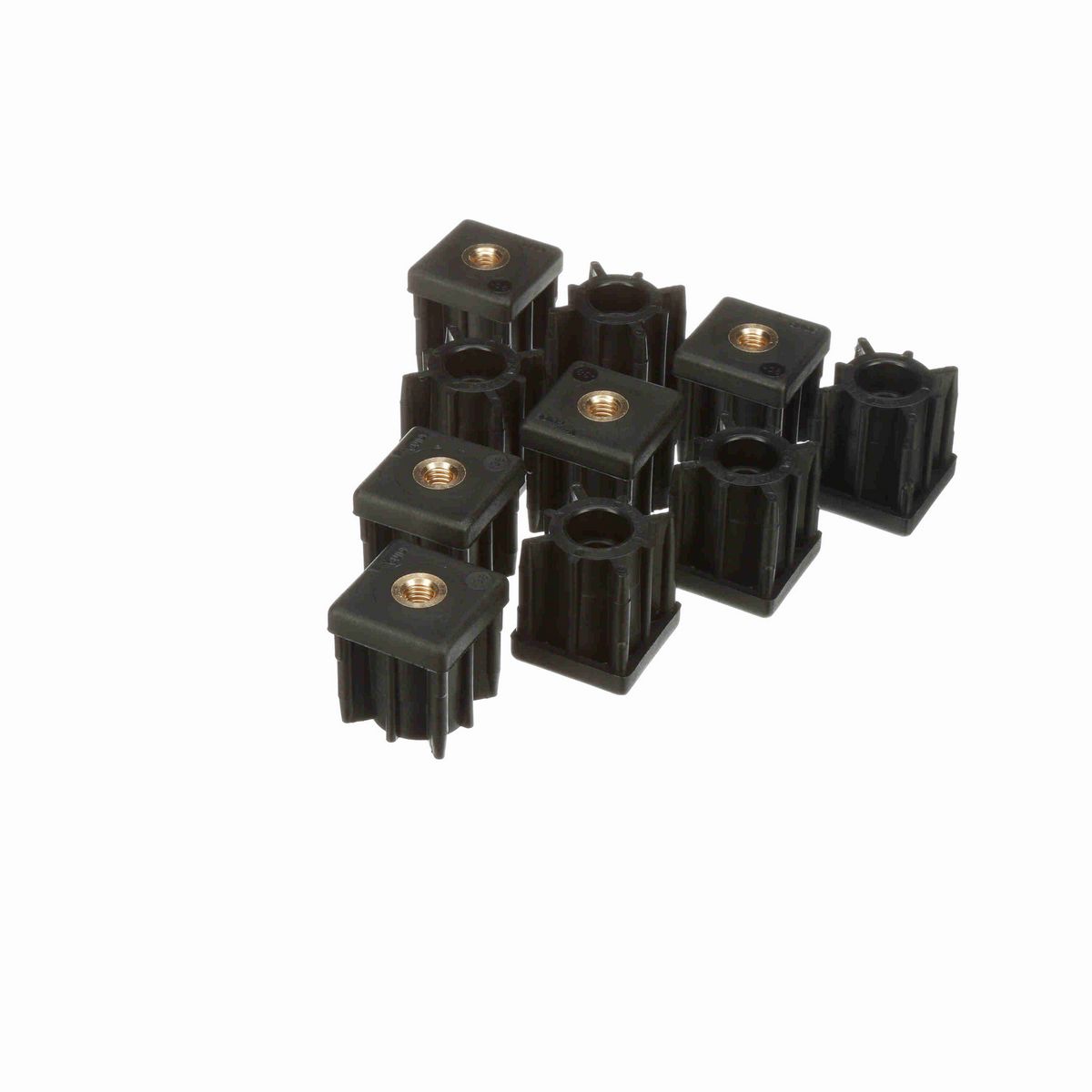 System Plast Tube End (Square); Series: VG-552, Thread: 3/8-16 for a 1-1/2 Sq. Tube - VG-552-B38