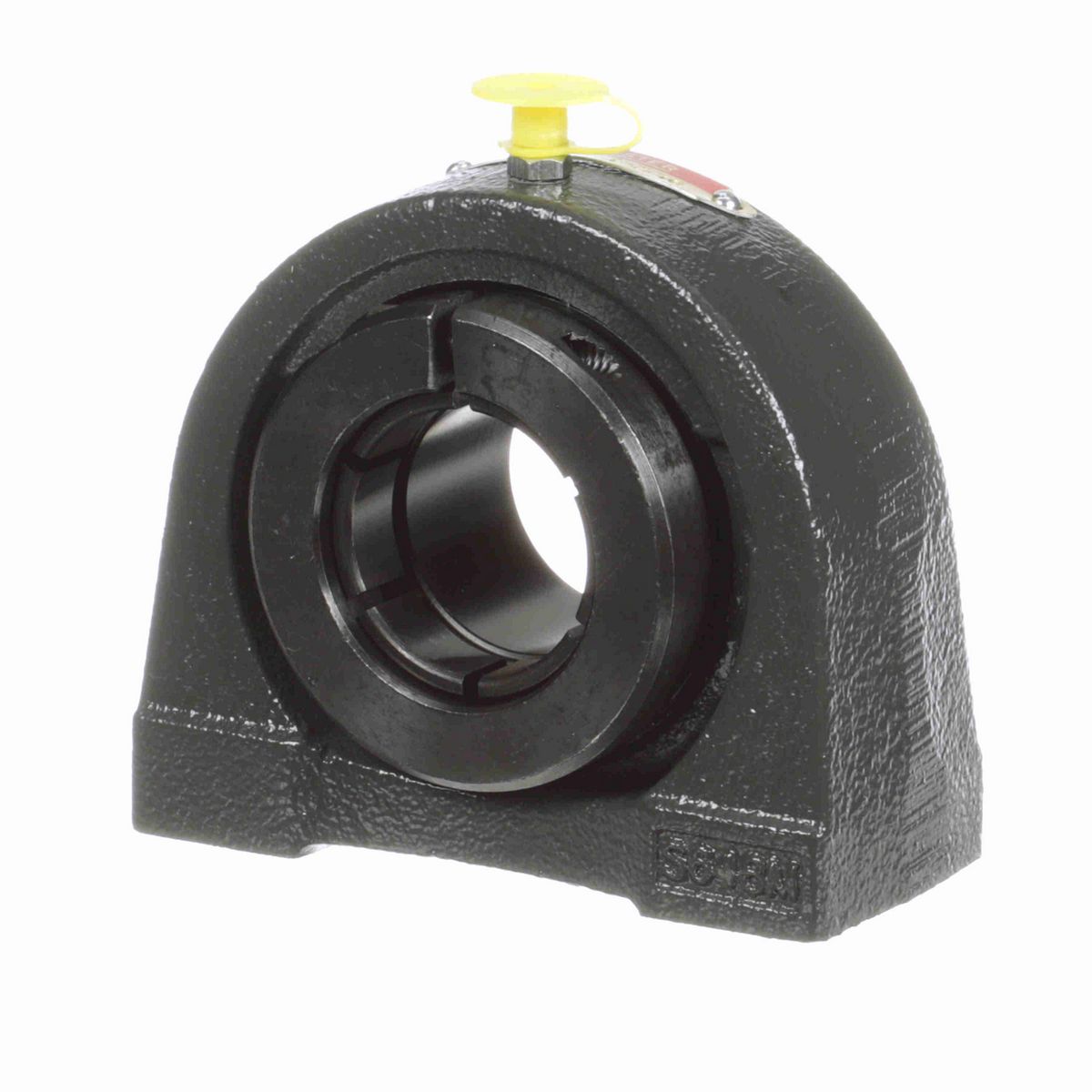 Sealmaster Mounted Cast Iron Tapped Base Pillow Block Ball Bearing - 52100 Bearing Steel, Black Oxided - Concentric Lock - TB-23T