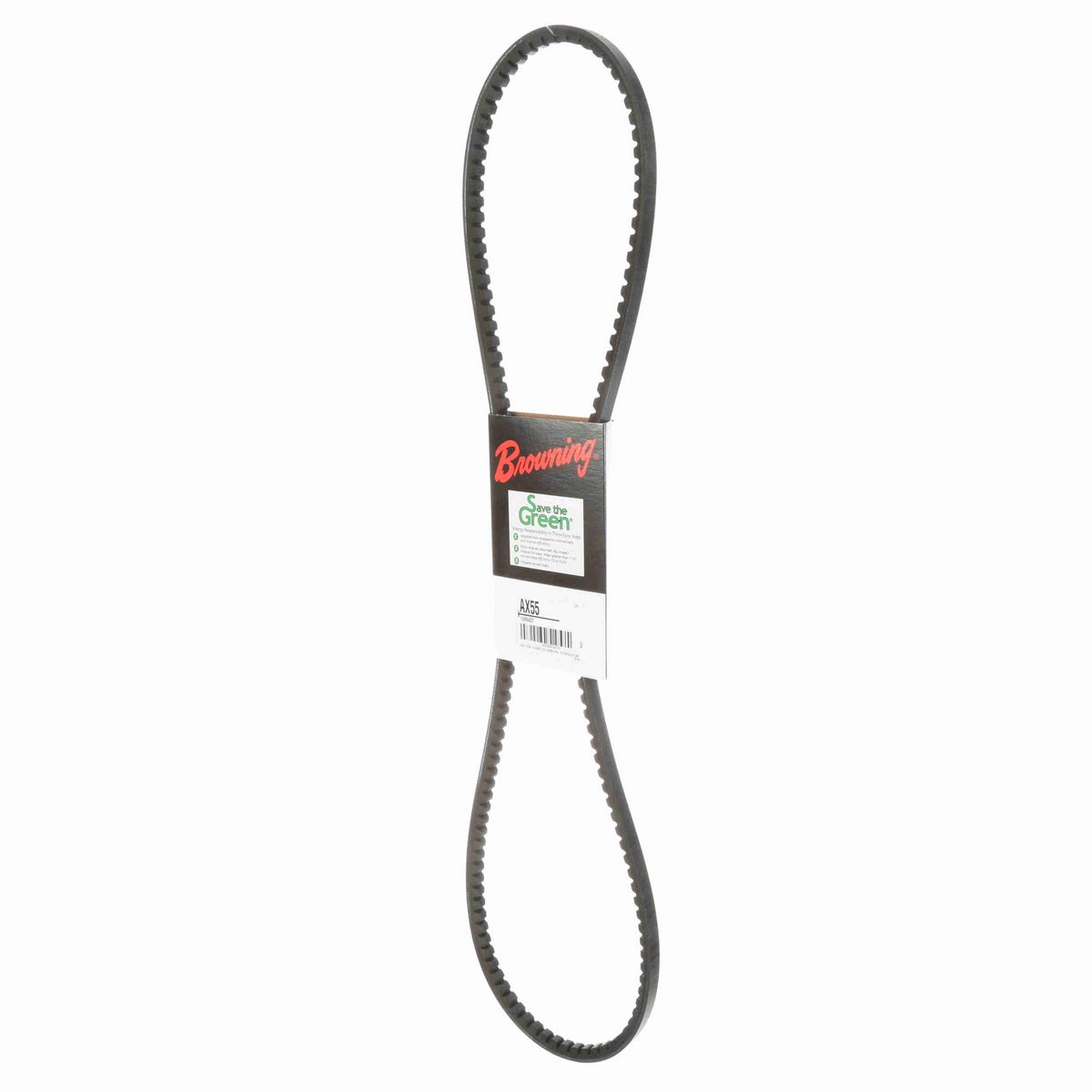 Browning EPDM Notched Belt 98% Efficient - AX55