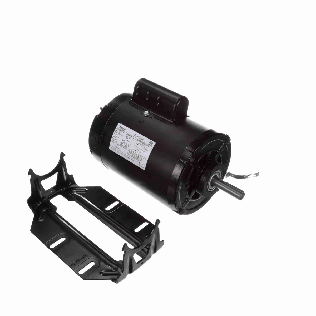 Century Refrigeration Motor, 1 1/3 HP, 1 Ph, 60 Hz, 115 V, 1800 RPM, 56Z Frame, OPEN - SV2104L