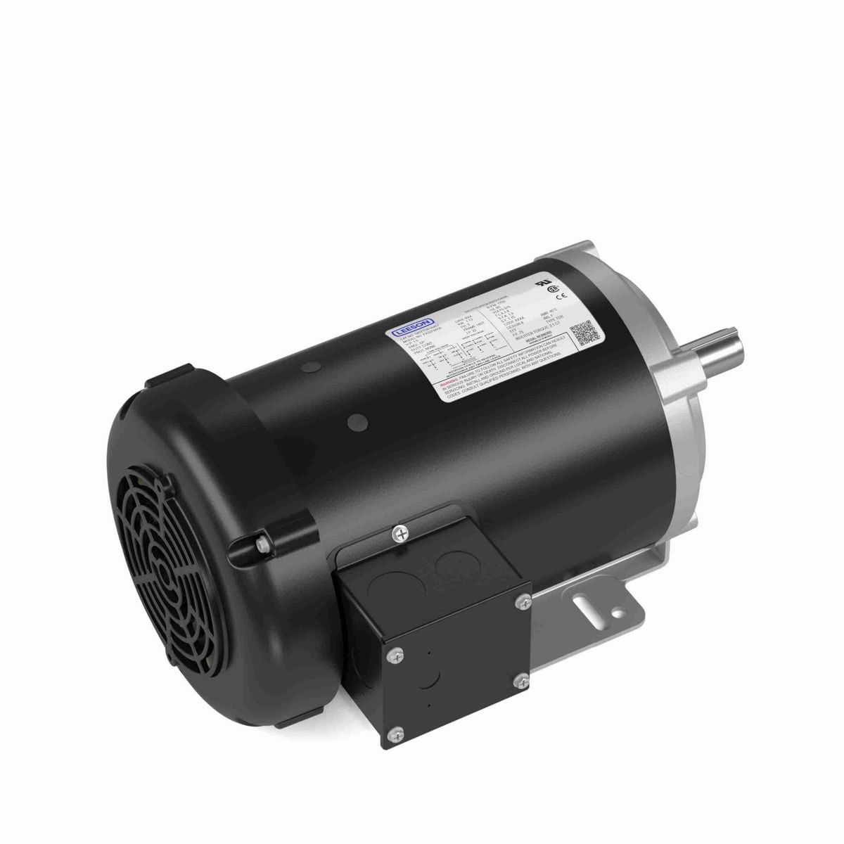 LEESON AC-1.50HP-575V-3Ph-60HZ-1755RPM-145T-DP-IP22-Thermostat-PREMIUM Eff-Base Removable - FX32FB006