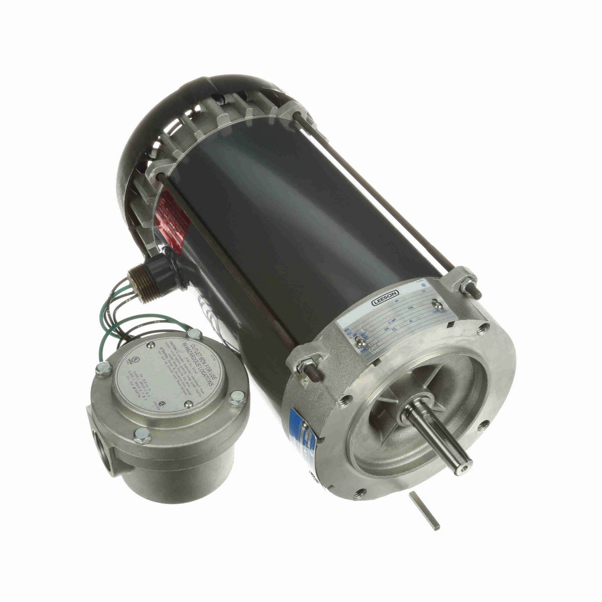 LEESON Explosion Proof Motor, 1 HP, 3 Ph, 60 Hz, 575 V, 1800 RPM, 56C Frame, EPFC - G846A