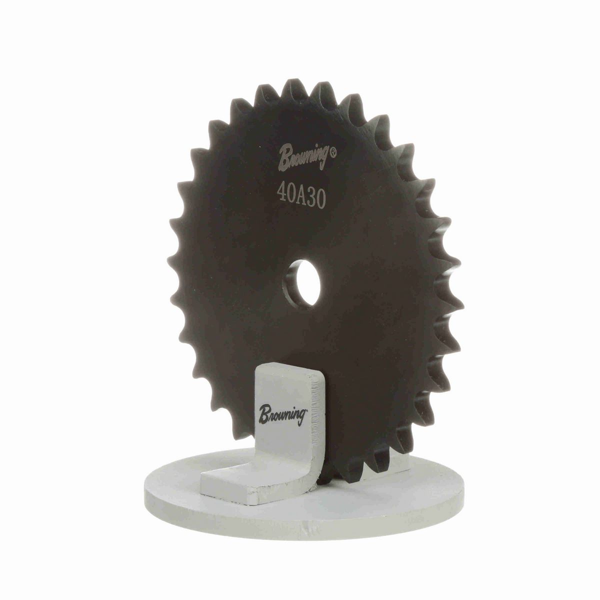Browning Steel Minimum Plain Bore Roller Chain Sprocket - 40A30