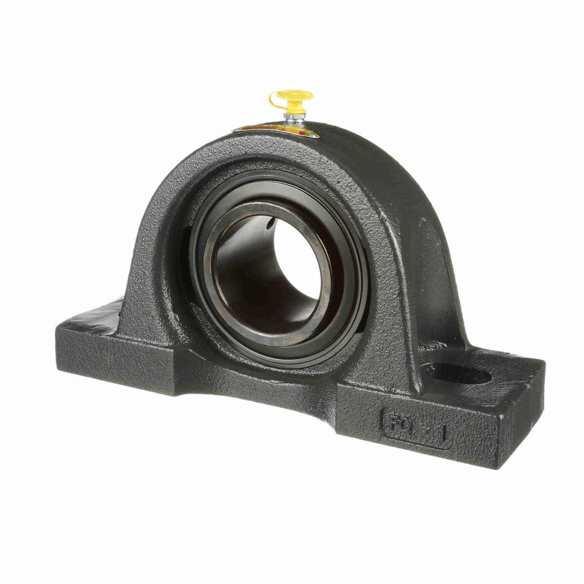 Sealmaster Mounted Cast Iron Two Bolt Pillow Block Ball Bearing - 52100 Bearing Steel, Black Oxided - Setscrew Lock - MP-38