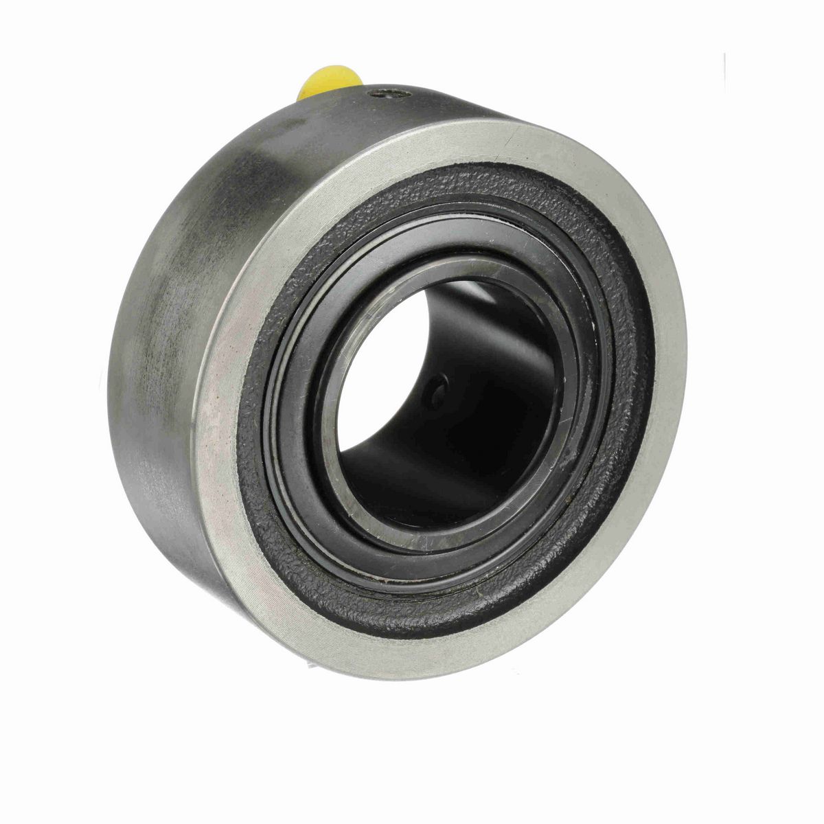 Sealmaster Mounted Cast Iron Cylindrical Cartridge Ball Bearing - 52100 Bearing Steel, Black Oxided - Setscrew Lock - SC-32R